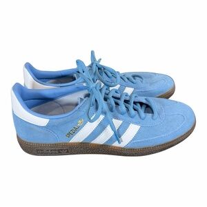 adidas Spezial Suede Sneakers in Sky Blue and White